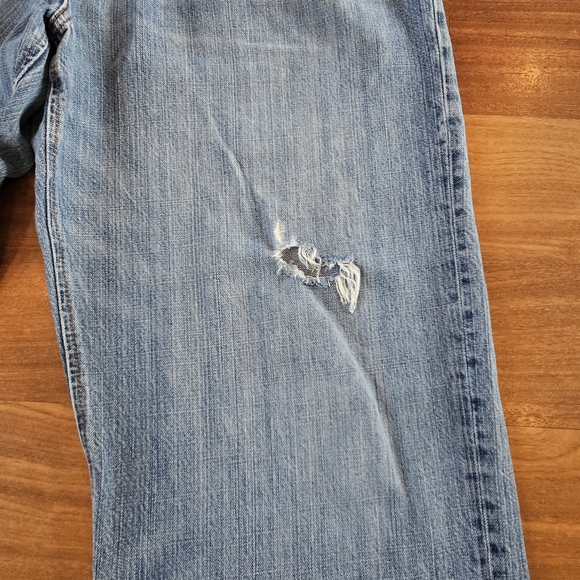 Sean John Jeans Blue Medium Wash Denim Baggy Hip Hop Distressed Ripped Men 40x32 - Picture 7 of 16